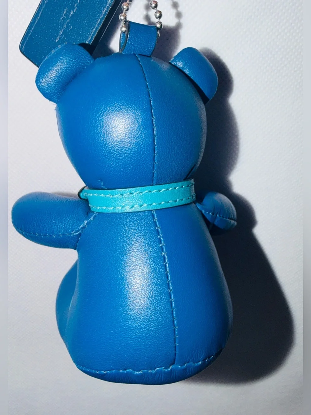 Coach Ace Star Teddy Bear Charm. Leather Limited Edition